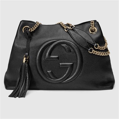 gucci soho leather bag women|gucci soho shoulder bag large.